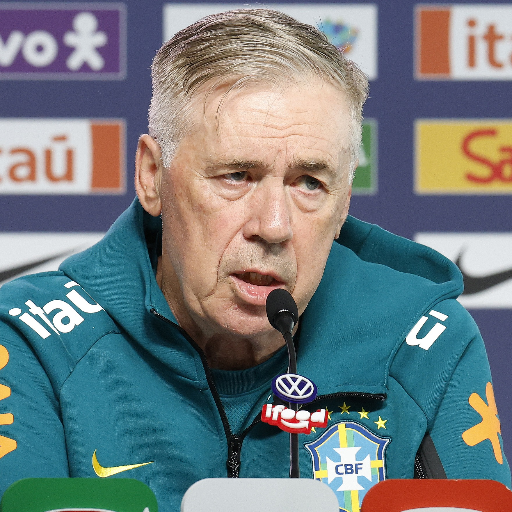 Carlo Ancelotti, técnico da Seleção Brasileira • Reprodução / CBF