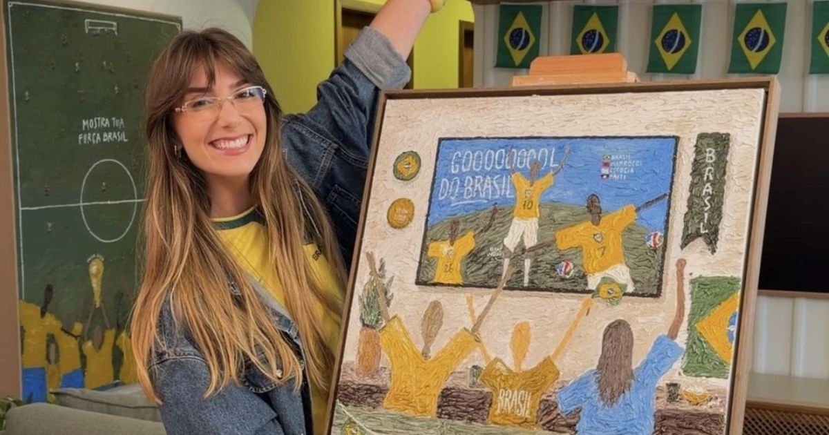 Artista viraliza ao prever lances da Copa em pinturas