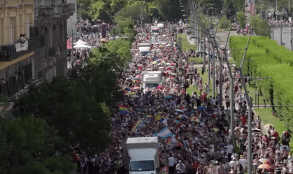Primeira Parada LGBT+ em Budapeste após a era Orbán