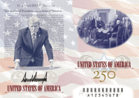 Trump faz nova publicação com imagem de si mesmo no passaporte dos EUA