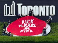 Fifa enfrenta protesto por laços com Israel antes de jogo do Canadá na Copa