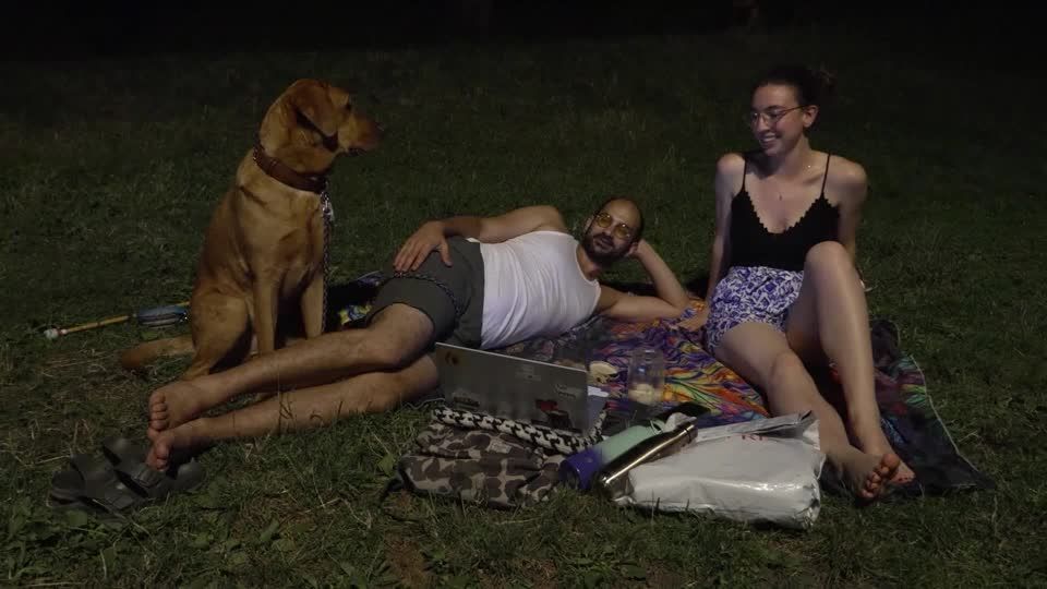 Parisienses encontram refúgio nos parques para escapar do calor insuportável da noite.