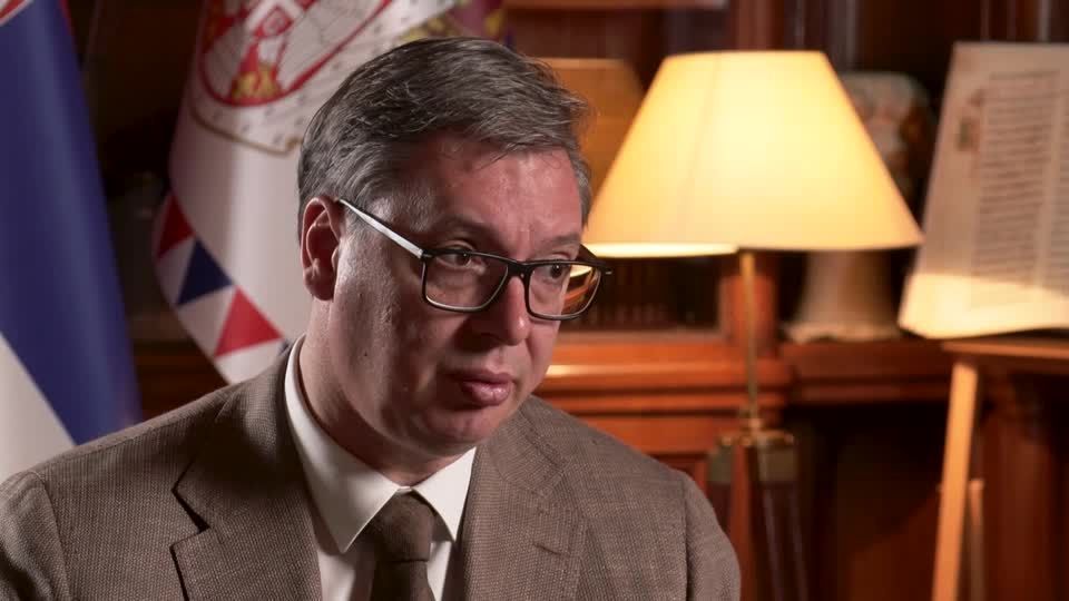 O presidente da Sérvia, Aleksandar Vucic