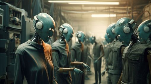 robôs-humanoides-discutindo