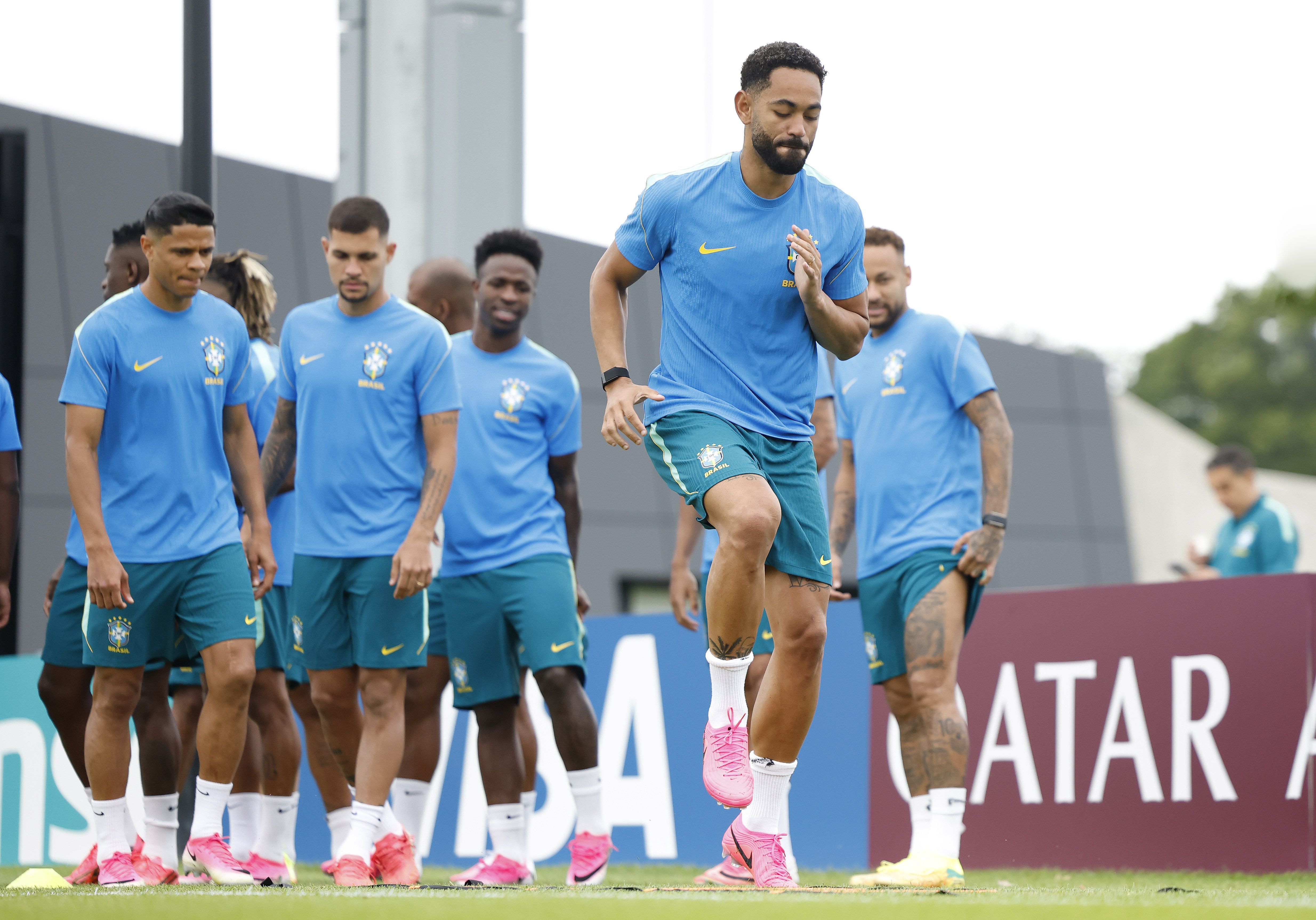 Treino da Seleção Brasileira nos Estados Unidos