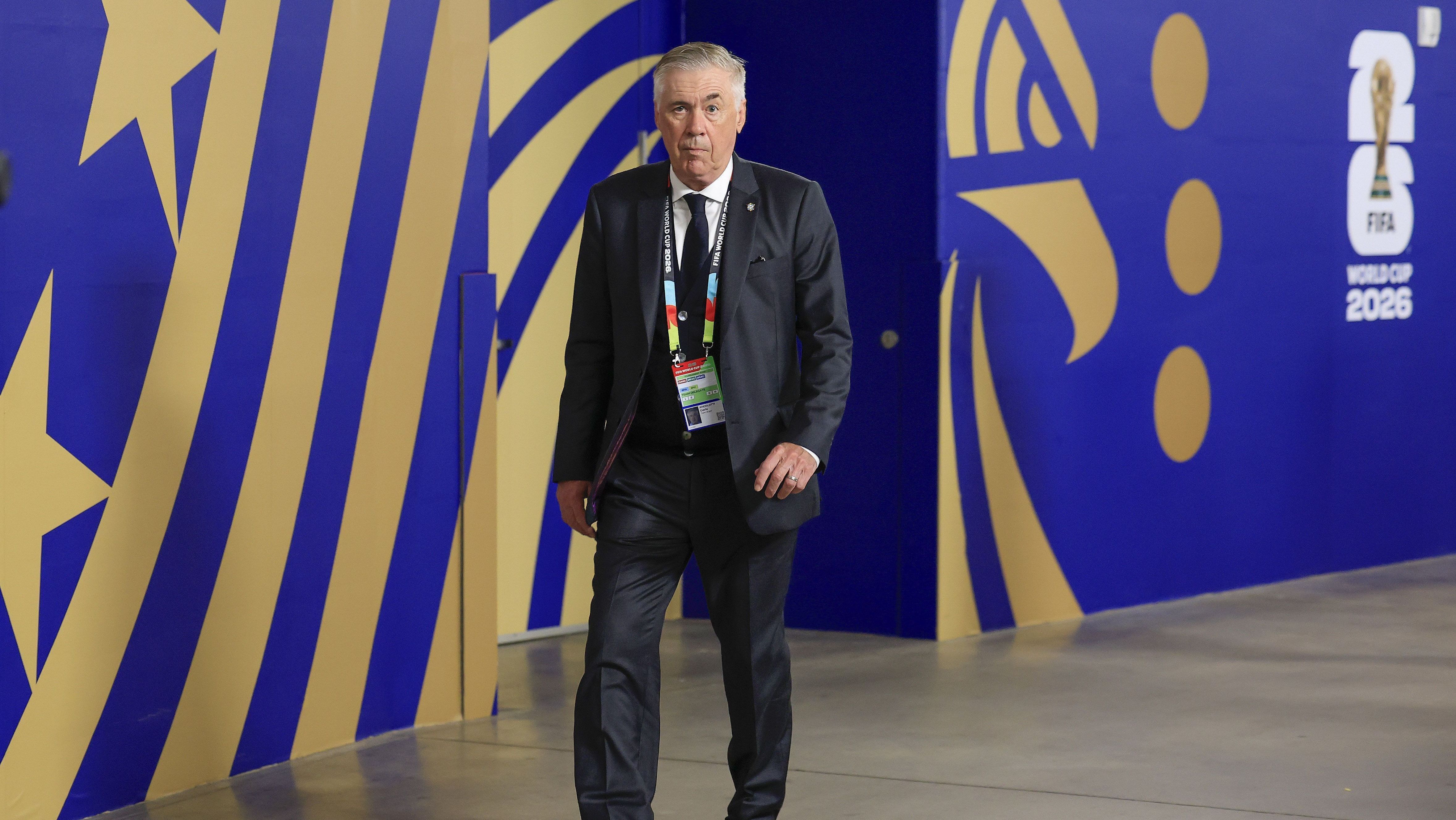 Carlo Ancelotti, treinador da Seleção Brasileira