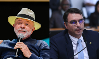 Imagem de destaque do post: Flávio Bolsonaro defende Neymar e chama Lula de “presidente turista”