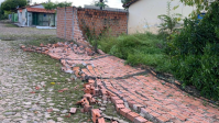 Microexplosão atmosférica derruba árvores e atinge casas no Piauí; veja