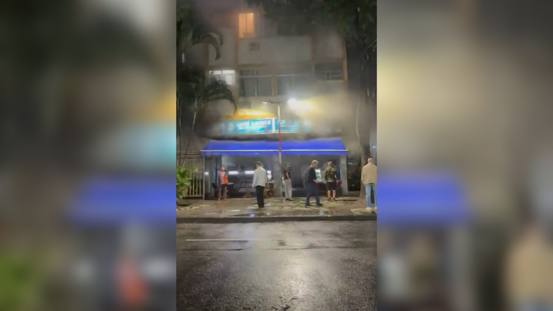 Incêndio atinge Café Lamas no Rio