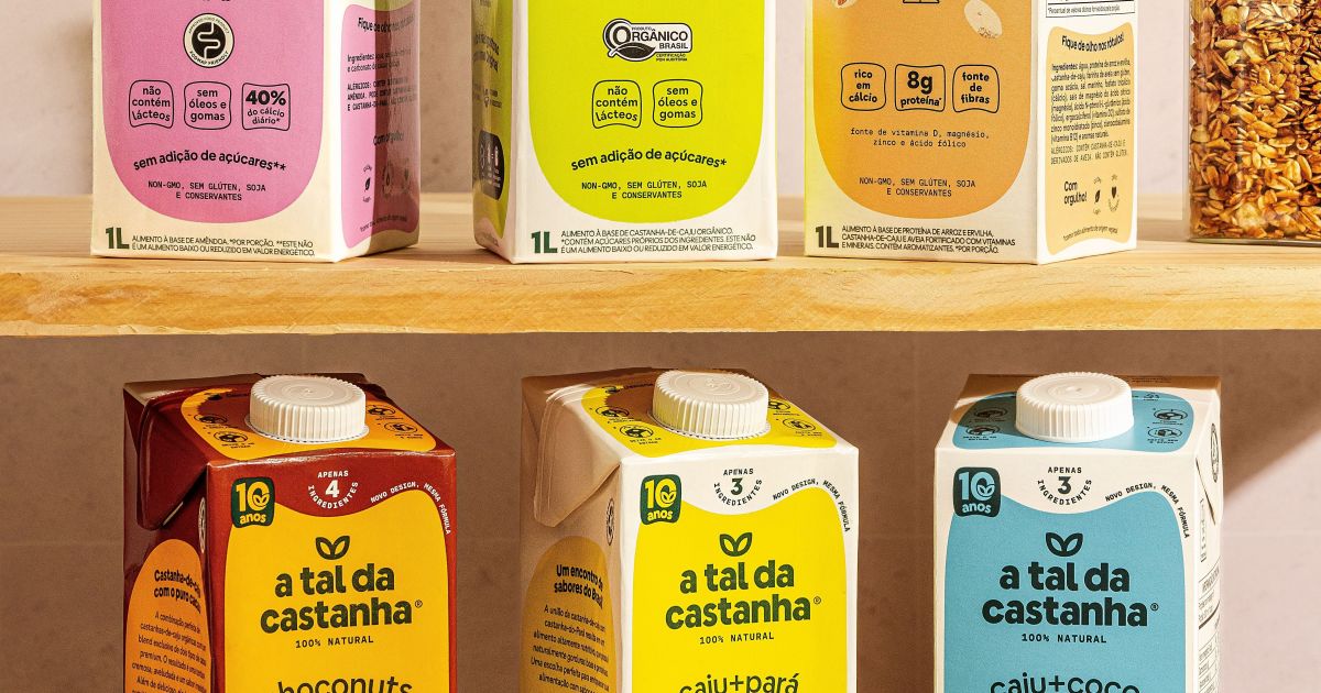 A Tal da castanha lidera mercado de bebidas vegetais no brasil