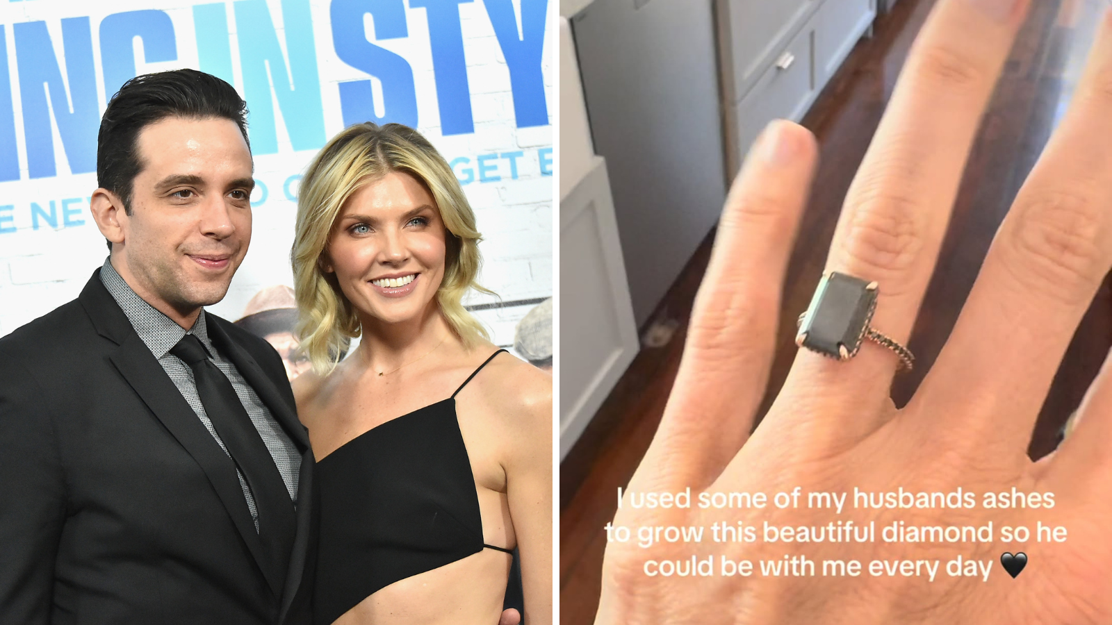 Amanda Kloots transforma as cinzas do falecido marido, Nick Cordero, em um anel de diamantes