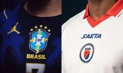 Uniformes de Brasil x Haiti