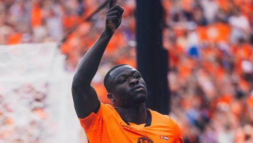 Brobbey marcou o segundo gol da Holanda