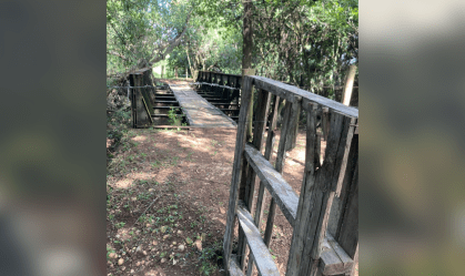 Ponte metálica do século XIX desapareceu na zona rural de Prados