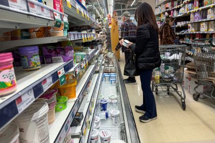 Supermercado em Manhasset, Nova York, EUA, 19 de novembro de 2025