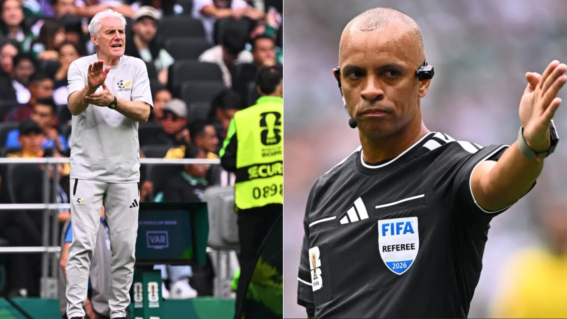 Hugo Broos criticou decisão de Wilton Pereira Sampaio sobre expulsão