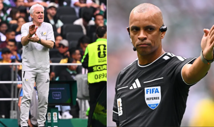 Hugo Broos criticou decisão de Wilton Pereira Sampaio sobre expulsão