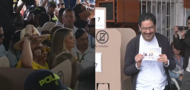 Candidatos votam no segundo turno das eleições na Colômbia