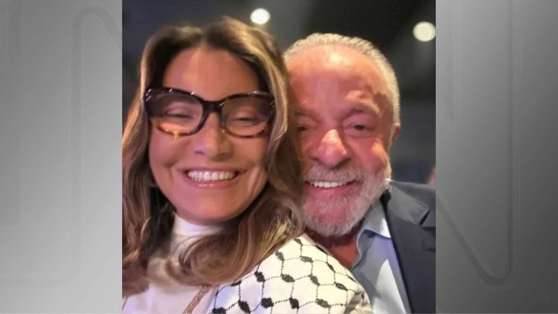 A primeira-dama, Janja da Silva, e o presidente Luiz Inácio Lula da Silva (PT)
