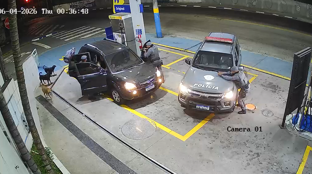 Vídeo registra furto de veículos em estacionamento de Belo Horizonte
