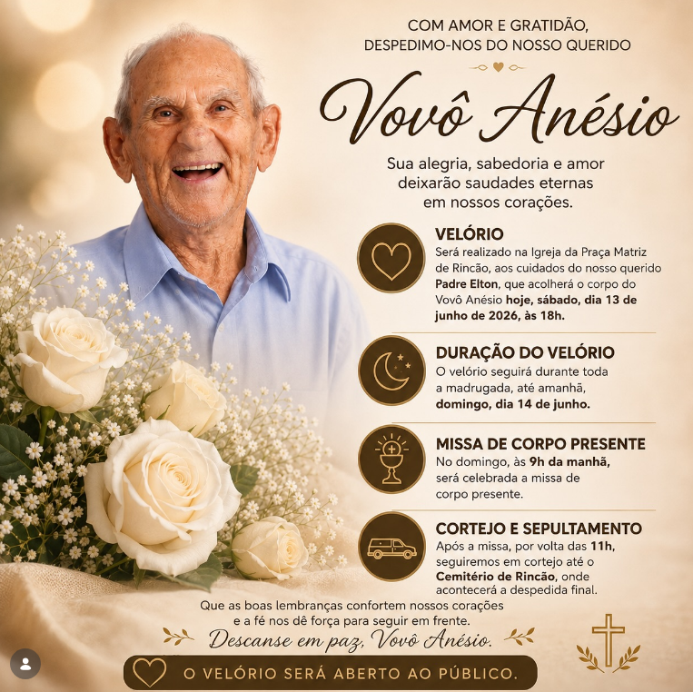 Vovô Anésio, influenciador digital