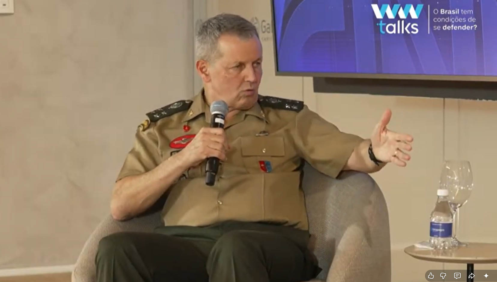 General Tomás Ribeiro Paiva, comandante do Exército Brasileiro