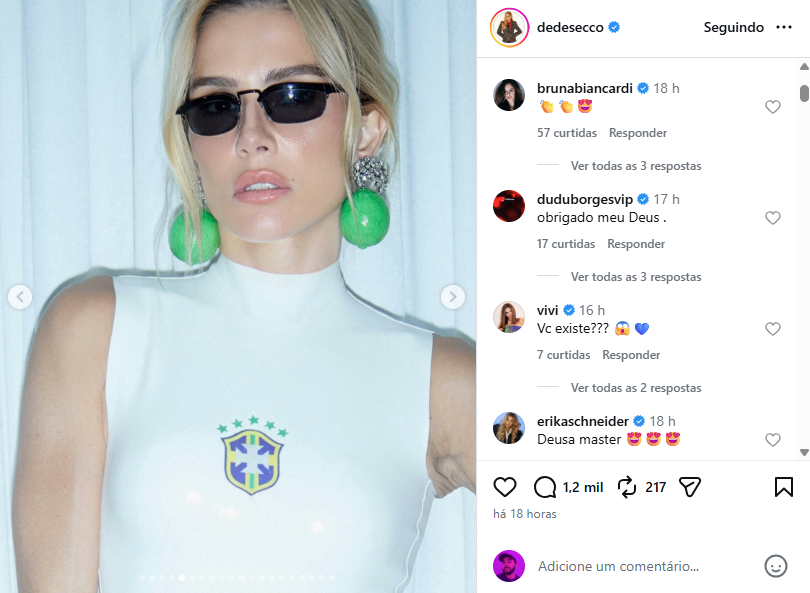 Deborah Secco ganhou elogios de famosos e do namorado • Instagram/Deborah Secco