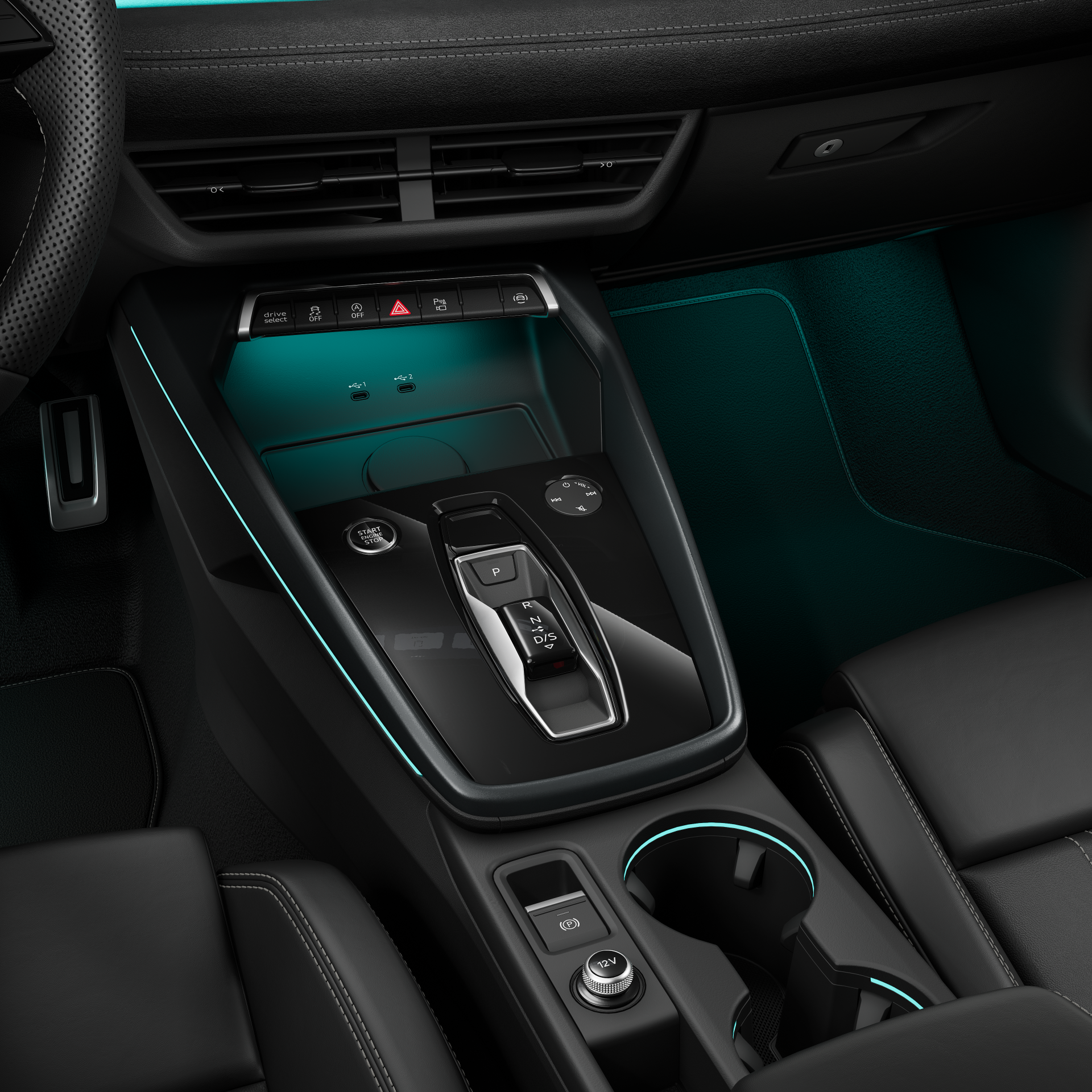 Console central atualizado do Audi A3 • Divulgação / Audi