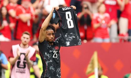 Saliba homenageia Koné após lesão em Canadá x Catar