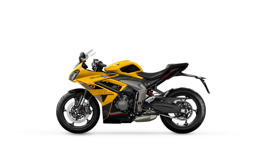 Daytona 660: opção esportiva da marca britânica • Diuvlgação