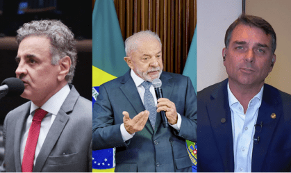 Aécio Lula e Flávio