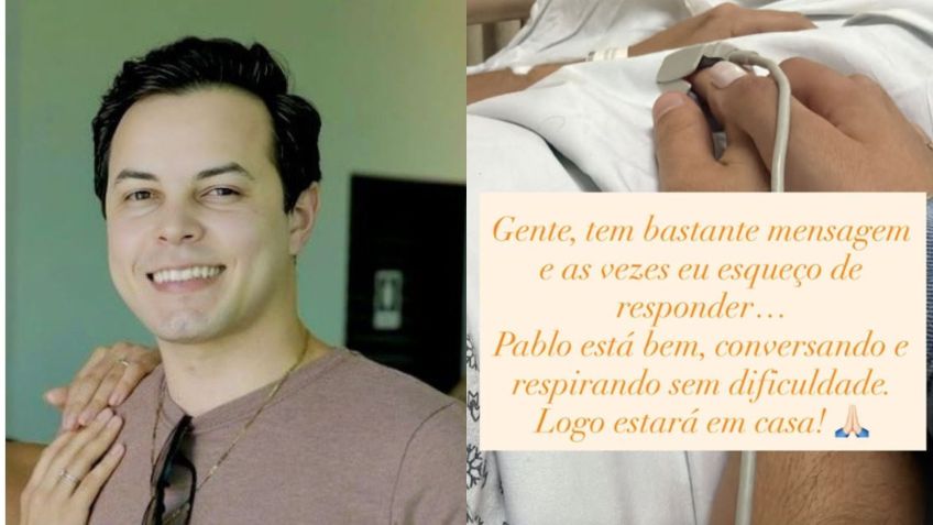 Pablo Portella, sobrevivente da queda de avião de pequeno porte em Marília (SP) • Reprodução/Redes Sociais