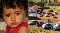 Menina de 2 anos some em fazenda e é encontrada morta; polícia investiga
