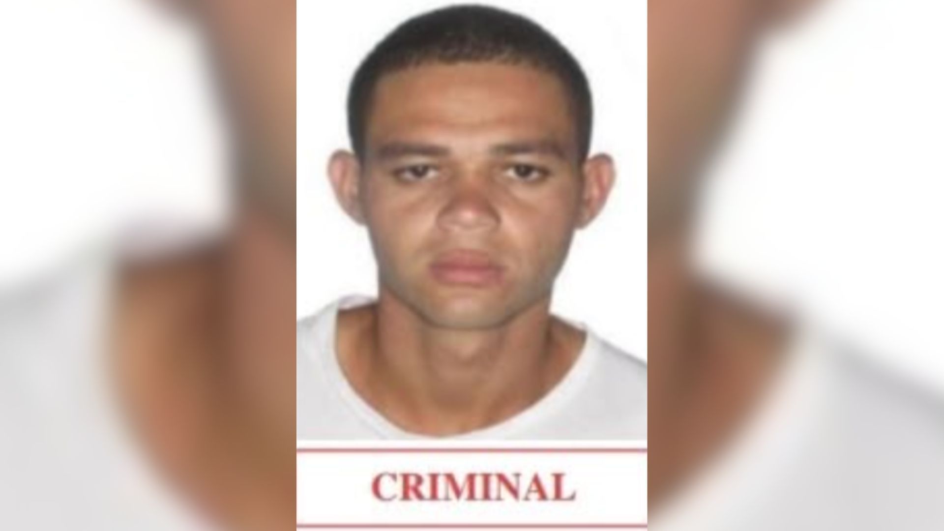 Erisvaldo Ribeiro Santos, suspeito de envolvimento no assalto que vitimou um PM aposentado • Reprodução