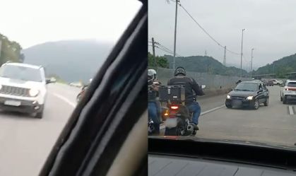 Motoristas voltam pela contramão na Imigrantes com medo de arrastão