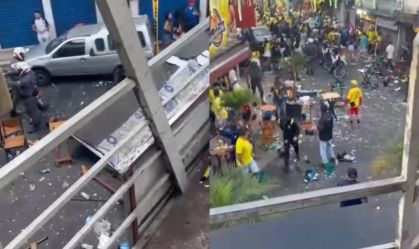 CONFUSÃO PARAISÓPOLIS JOGO DO BRASIL