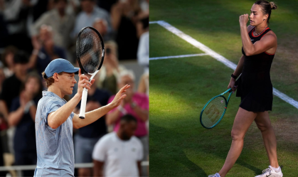 Imagem de destaque do post: Primeiro dia de Wimbledon tem Sinner e Sabalenka como principais atrações