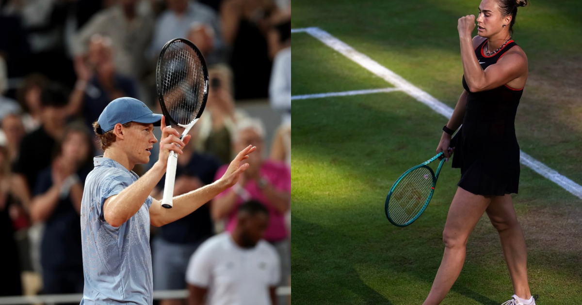 Primeiro dia de Wimbledon tem Sinner e Sabalenka como principais atrações
