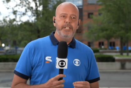 Repórter da Globo, Alex Escobar passa mal durante entrada ao vivo