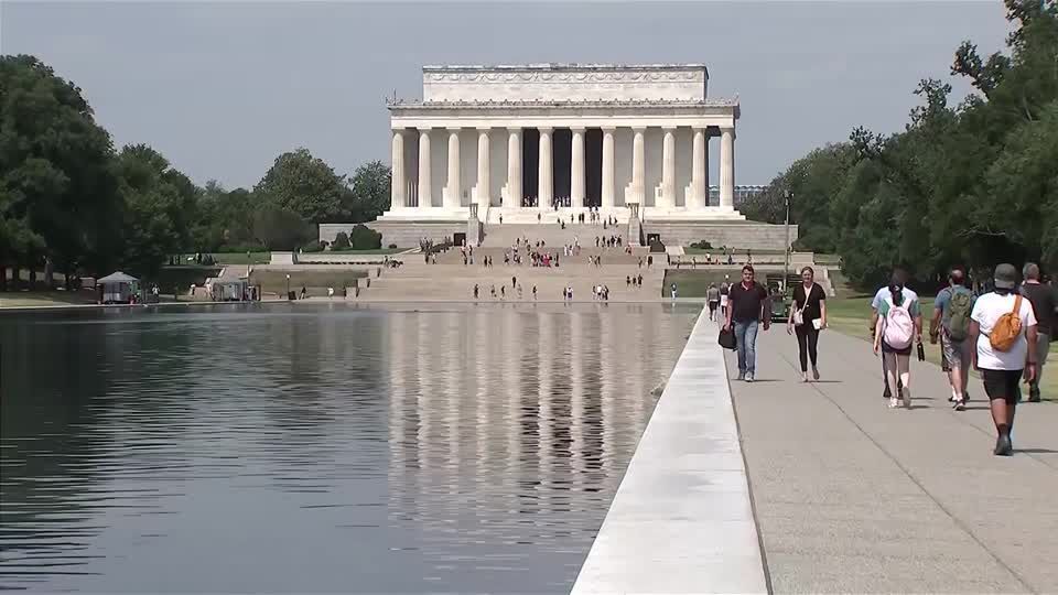 Trump threatens prison over 'vandalized' Reflecting Pool