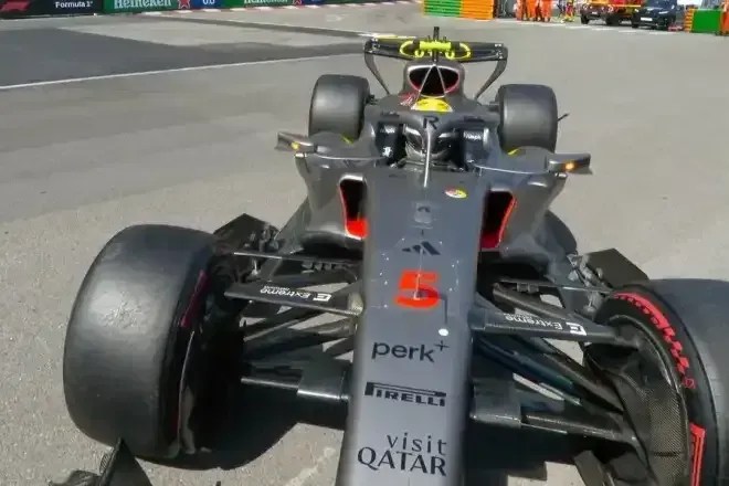 Gabriel Bortoleto bate em treino classificatório do GP de Mônaco