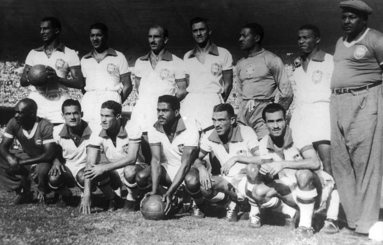A seleção brasileira na copa de 1950 • Gamma-Keystone via Getty Images