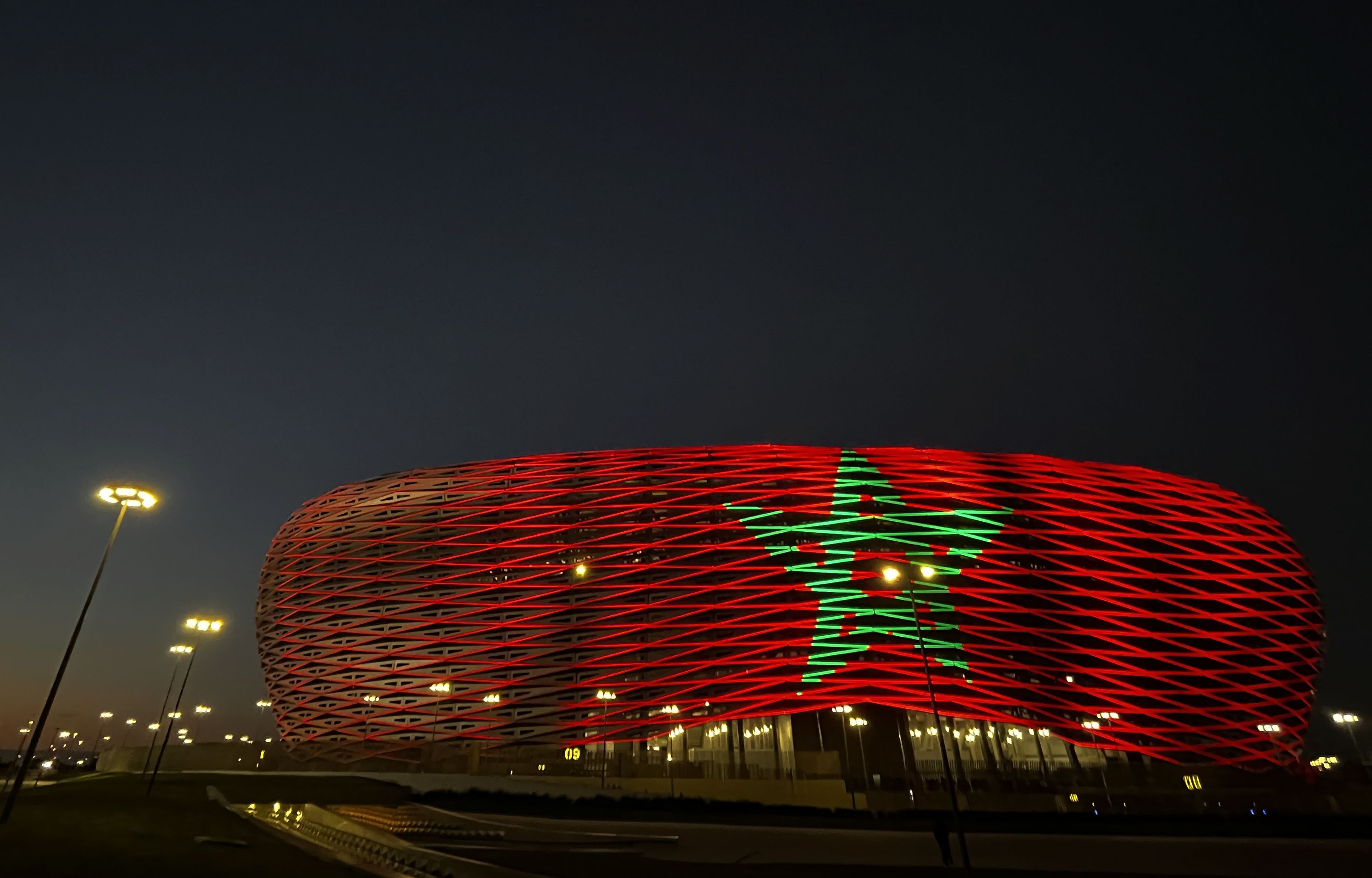 Estádio Príncipe Moulay Abdellah em Rabat, capital do Marrocos