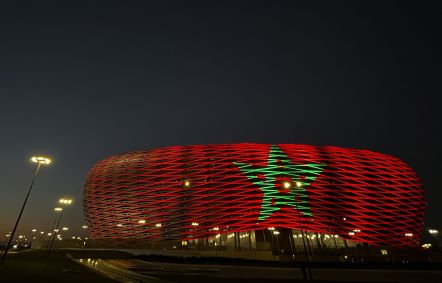 Estádio Príncipe Moulay Abdellah em Rabat, capital do Marrocos