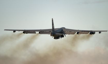 US Bombers Take Off From RAF Fairford