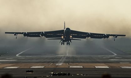 U.S. Aircraft Operate At RAF Fairford In Gloucestershire