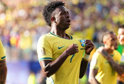 Vini Jr. se recusa a responder pergunta em espanhol: "Estou com o Brasil"