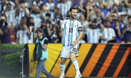 Imagem de destaque do post: Em 199º jogo de Messi, Argentina vence Islândia no último amistoso pré-Copa
