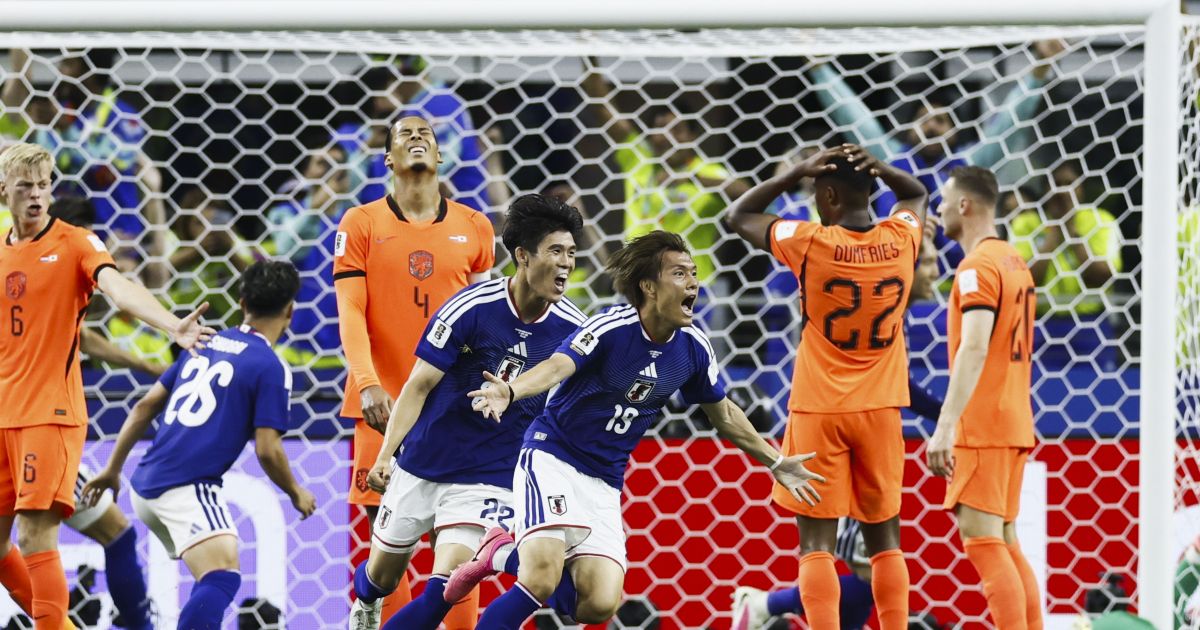 Raça na Copa do Mundo: Japão empata com a Holanda com gol no fim