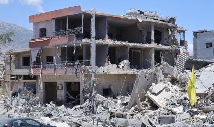As consequências dos ataques israelenses são visíveis em Sahmar, no Líbano, após o acordo entre EUA e Irã.